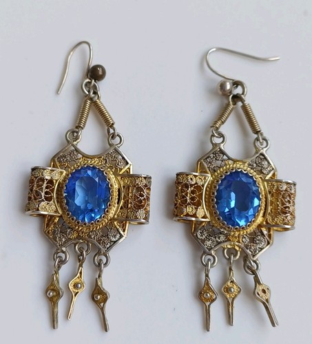 Vintage 800 gilded silver