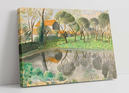 Newt pond 1932 - pond, canvas