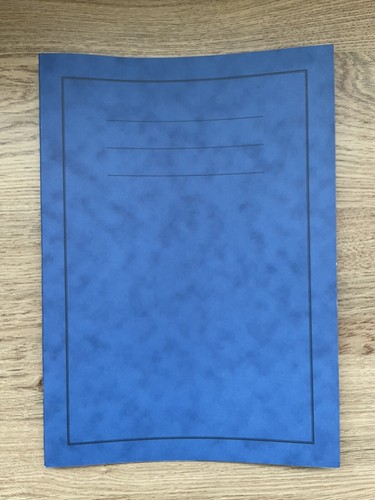 School exercise book blue - exercise, a4