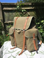 Vintage Army Rucksack Heavy