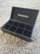 Twinings Wooden Tea Box With 8 Compartments 
