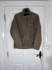 Berghaus Brown Polartec Fleece Jacket Size small | Zip Up Coat Pile L Retro Mens