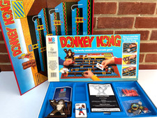Donkey Kong Arcade Board Game MB Games Vintage 1983 100% Complete inc KONG dice