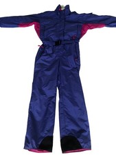 Ladies Columbia Purple All In One Ski Suit - Lightweight Style Bugaboo Sz Medium
