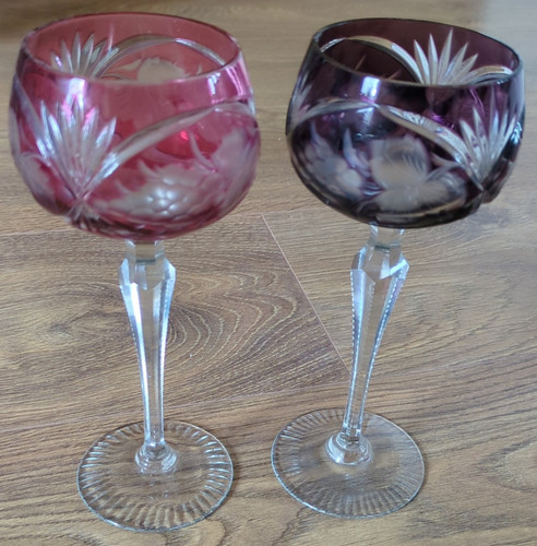Vintage bohemian ruby red - bohemian,