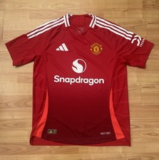 Men’s Adidas Manchester United 24/25 Home Shirt Player Issue Large