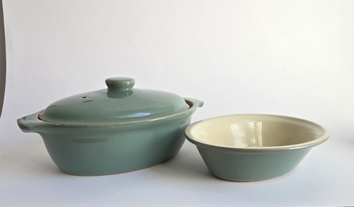 Vintage denby manor green oven - vintage,