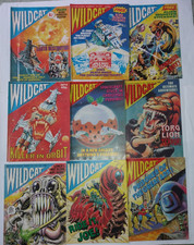 Wildcat Comic # 1 to 9 -  1980s sci fi comic from Fleetway