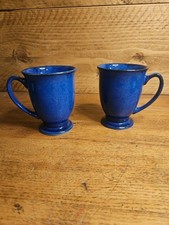 Denby metz footed mugs - denby, x2