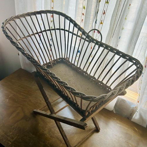 Antique rustic woven wicker - antique,