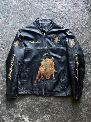 Men lamborghini racing biker - racing,