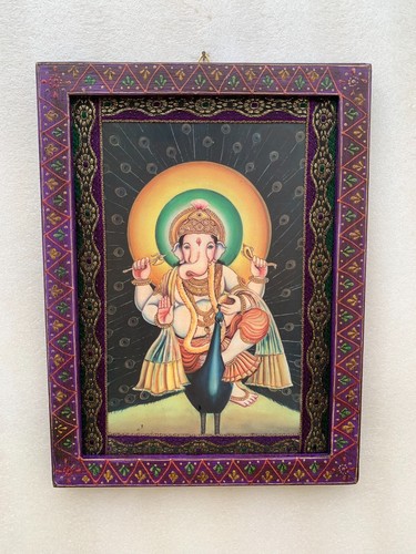 Old picture frame god - old, ganesha
