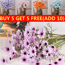 Artificial Silk Fake Daisy Flowers Bouquet Wedding Party Home outdoor Decor UK