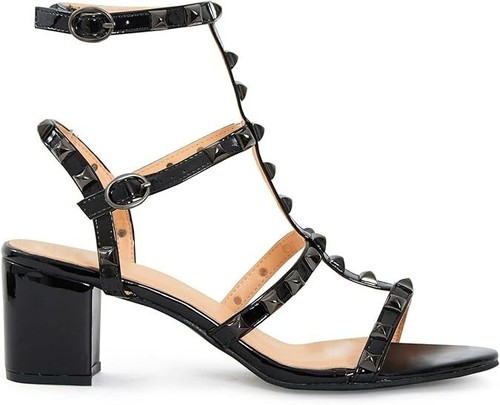 Women studded block - studded, heel