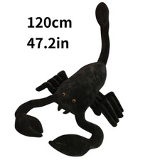 GORGEOUS GOTHIC EXTRA LARGE BLACK SCORPION CUTE CUDDLY TOY, BN, FR  (TM24)