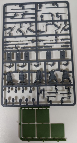 Human infantry sprue bases - +,