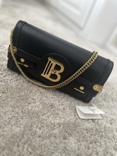 B Bag with Gold Solid Hardware