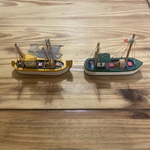 Miniature wooden fishing - 2,