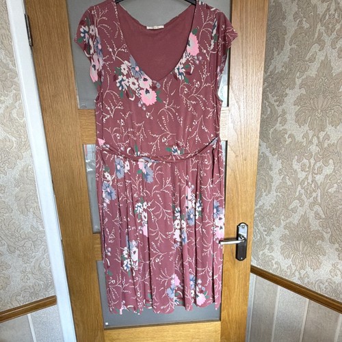 Floral summer maxi dress - floral, size