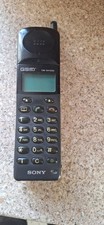 Sony GSM CM-DX1000 Vintage Mobile Phone  With Cigarette Charger
