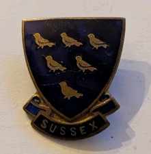 Sussex Vintage Enamel Pin