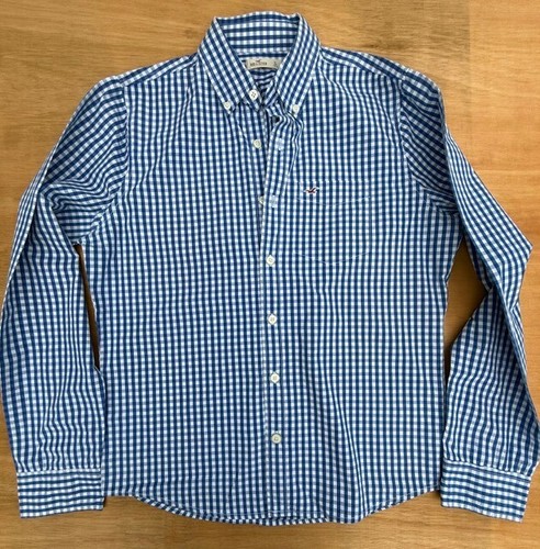 Hollister blue gingham check - gingham,