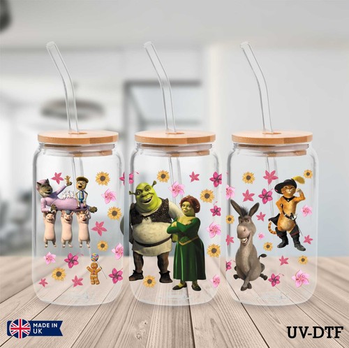 Shrek dtf sticker 16oz - sticker,