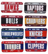 NBA Basketball Plaque License Plate Door Sign Office Bedroom Gift