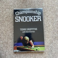 Championship Snooker Book by Terry Griffiths – signed