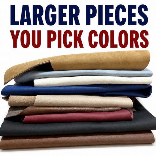 Lbs large leather scraps - 2,