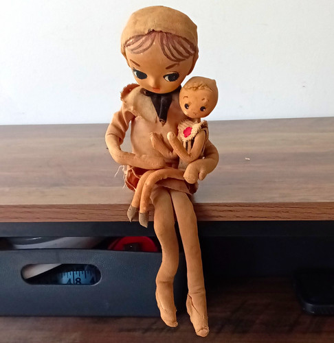 Vintage mid century big - mid-century, eyed