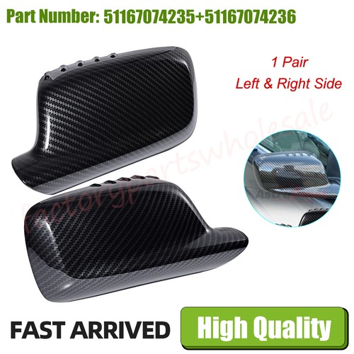 Pair mirror cover cap carbon - mirror,