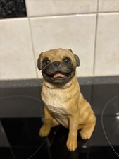 Pug Figurine Castagna 1997 Made In Italy 11 Cm