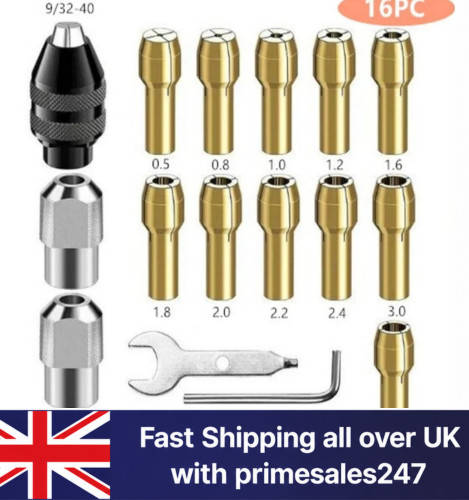 Drill chuck collet set - drill,