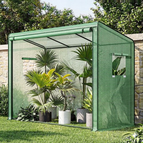 Bamworld lean greenhouse - lean, to
