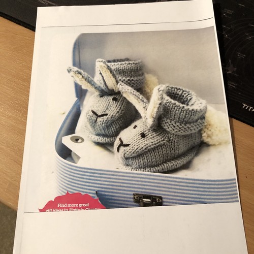 Baby booties knitting pattern - knitting,