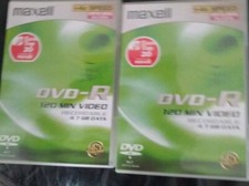 2 Maxell DVD-R 120 Min 4.7GB