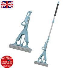 AMOS Super Sponge Mop 1 Super Absorbent Sponge Head Telescopic Floor Cleaning