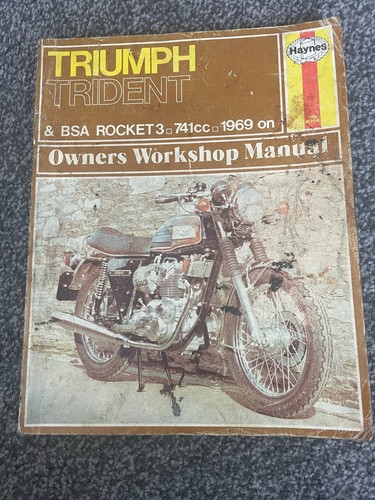 Haynes manual triumph trident - haynes,