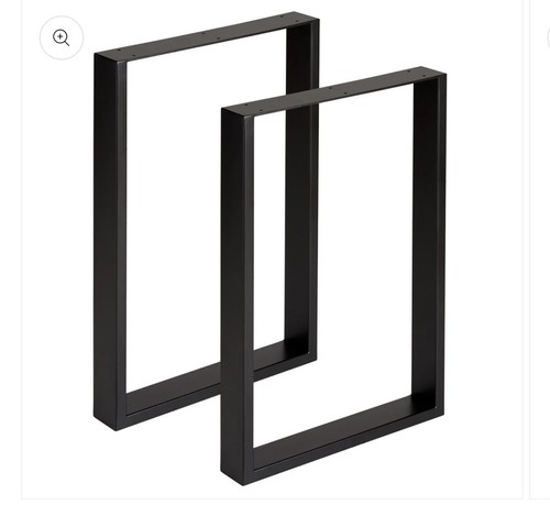 Set black metal square - set,
