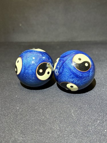 Chinese baoding balls blue yin - baoding,