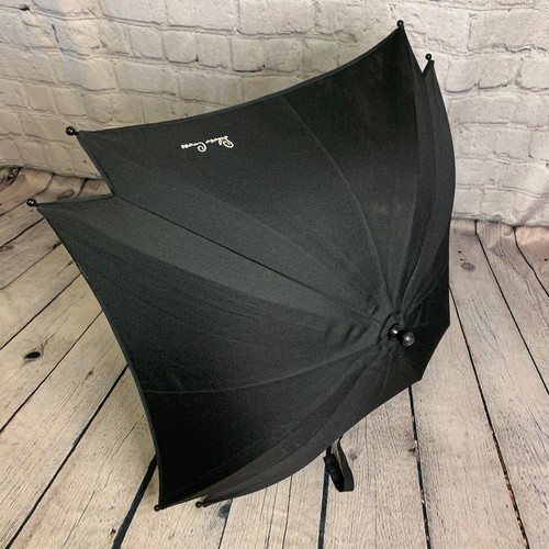 Silver cross parasol black - cross,