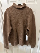 Fisk of Oslo Brown Cable Knit