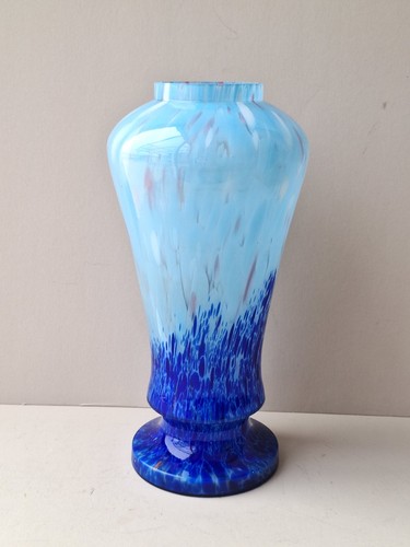 Vintage bohemian czech blue - bohemian,