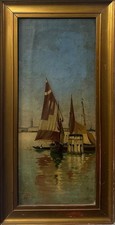 A Viney : On The Lagoon 