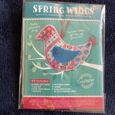 Hanging bird decoration Cross