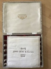 Vintage Lewis & Rose Real Stag Horn Cutlery Sheffield 6 Settings Boxed 