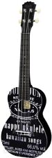 Korala Concert Polycarbonate Happy Hawaiian Ukulele Accurate Intonation