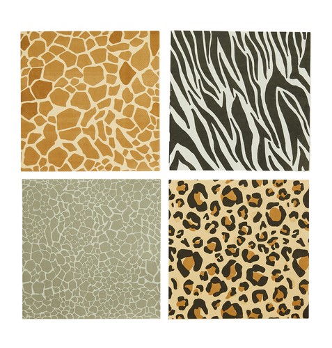 Animal print party napkins - party,