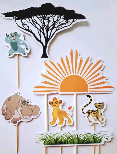 Lion guard cake topper set - lion,